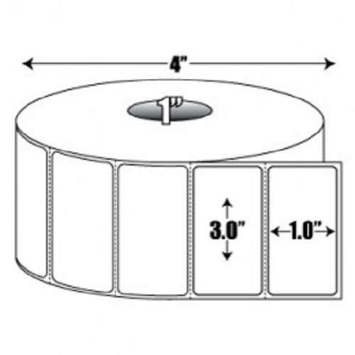 CC #3 X 1 ADHESIVE LABELS